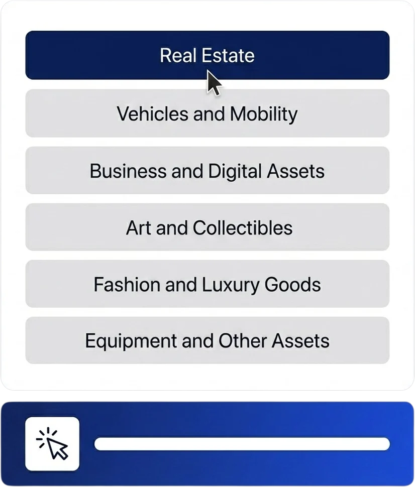 Select asset type